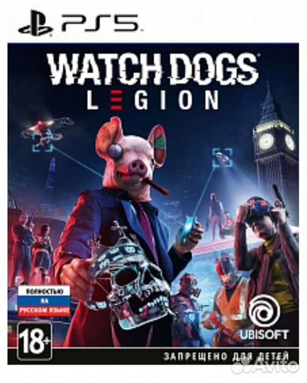 Игра Watchdogs legion для PS5