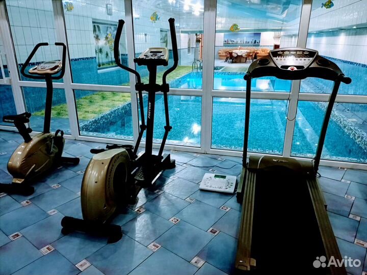 Бассейн, сауна, мангальная зона