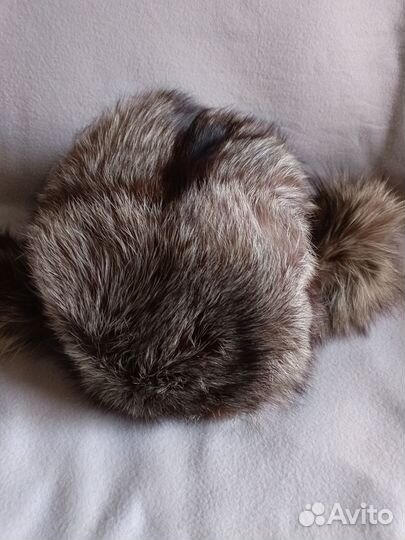 Шапка ушанка,женская, чернобурка