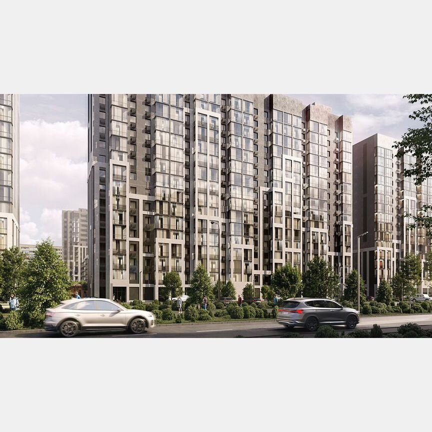 2-к. квартира, 59,6 м², 2/15 эт.