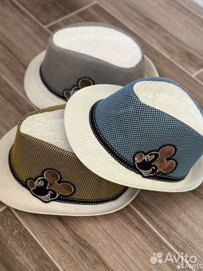 Соломенная шляпа детская