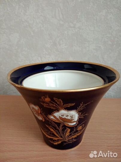 Вазы кобальт