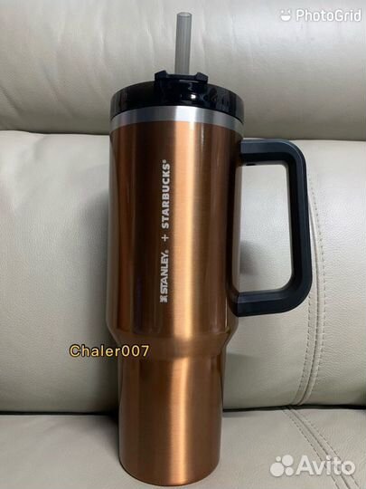 Starbucks+Stanley 40 oz Tumbler Copper Black Cold