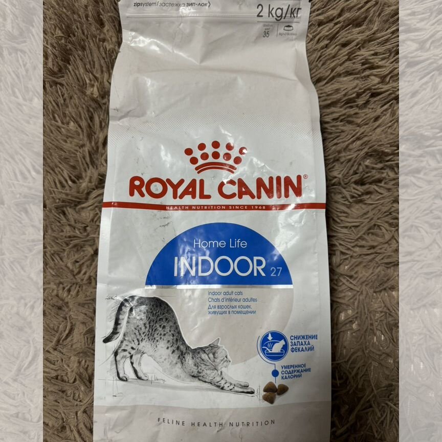 Корм для кошек royal canin indoor 2 кг