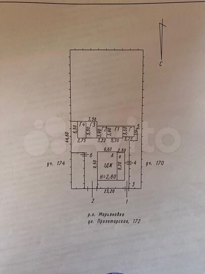 Дом 52,7 м² на участке 10 сот.