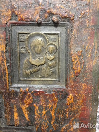 Старинная старообрядческая икона 19в