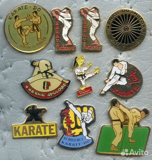 Коллекция значки Дзюдо, Карате, Кикбоксинг, Бокс