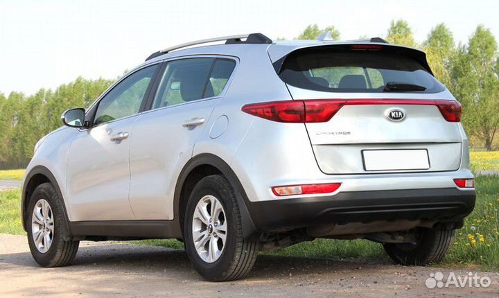 Рейлинги продольные на крышу Kia Sportage 2016- ан