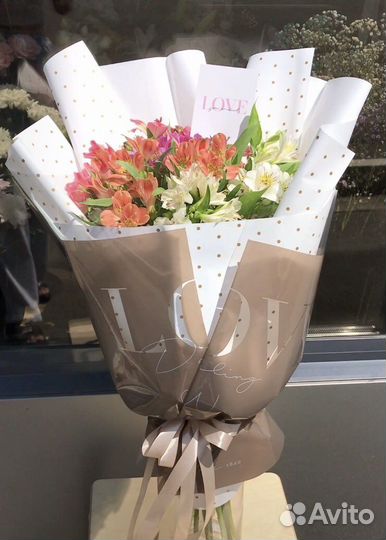 Альстромерии букет гигант Цветы Доставка