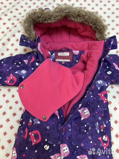 Зимний комбинезон для девочки 86