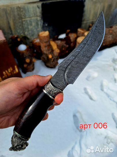 Рабочие ножи из дамасской стали