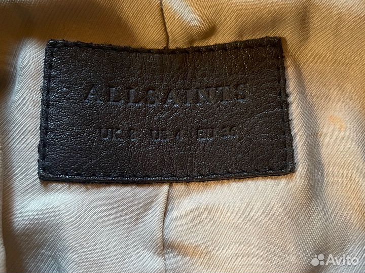 Кожаная куртка allsaints