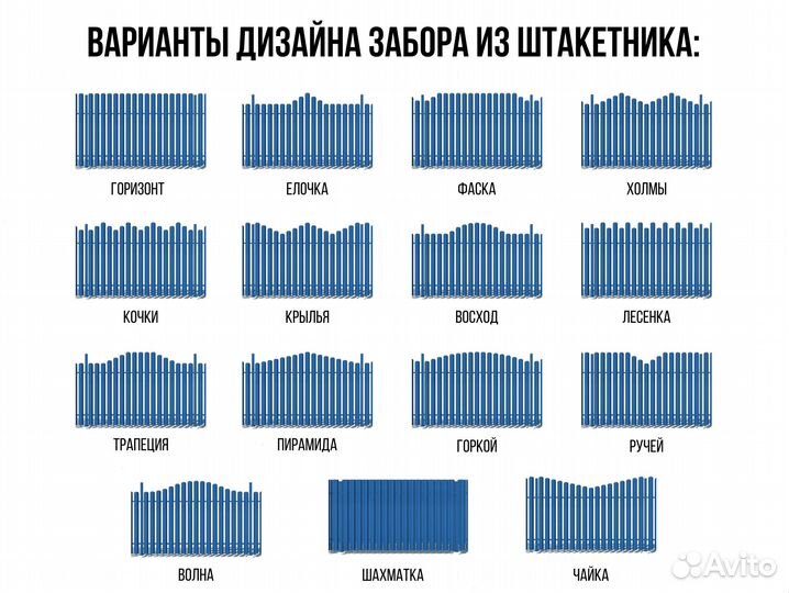 Евроштакетник на заказ