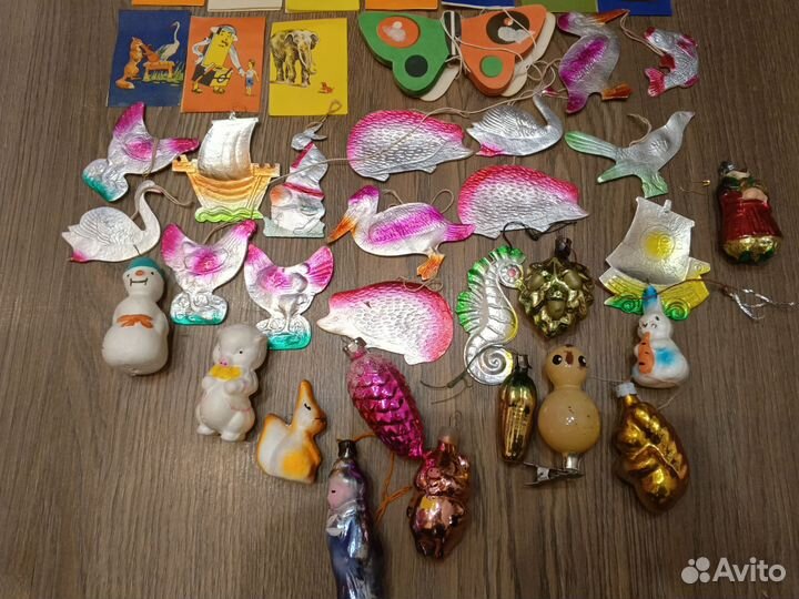 Елочные игрушки СССР Лот