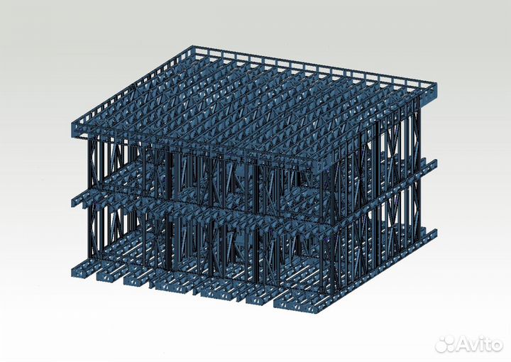 Лстк каркас мини-гостиницы