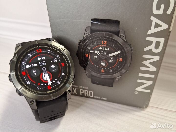 Часы Garmin Epix 2 PRO Sapphire Titanium DLC(47mm)