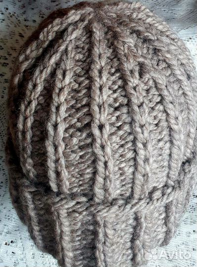 Шапка женская вязаная зимняя