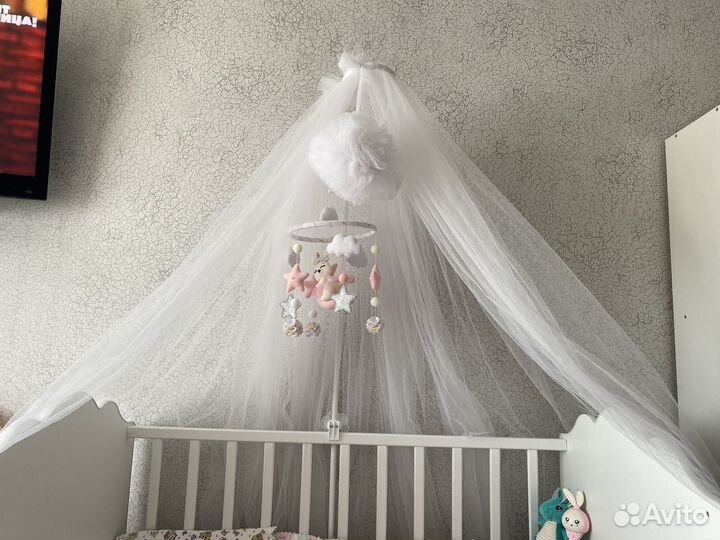 Балдахин в детскую кроватку