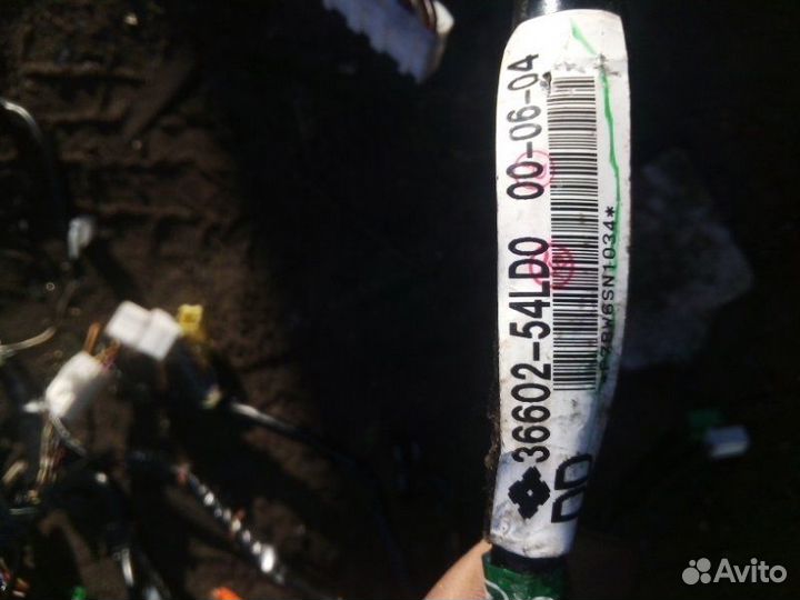 Проводка салона Suzuki Sx4 M16A 2010