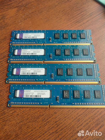 Kingstone ddr3 PC3-10600U 2+2+2+2 Gb