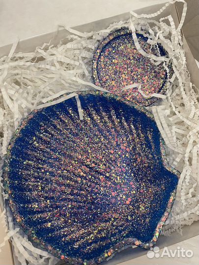 Елочные игрушки из эпоксидной смолы