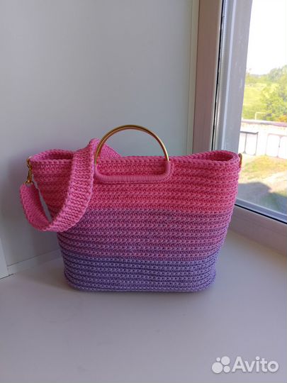 Сумка шоппер ручная работа