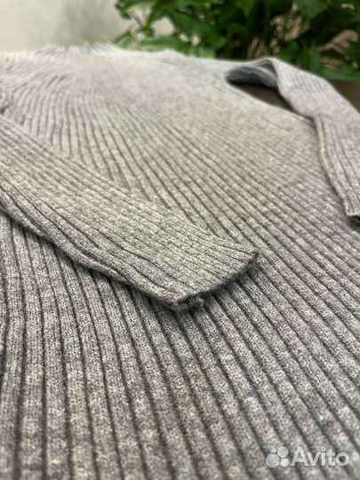 Платье лапша серое