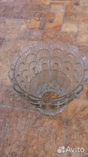 Плафоны югославской бронзовой люстры