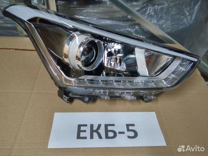 Фара правая Хендай Крета (линза, дхо, светодиодна