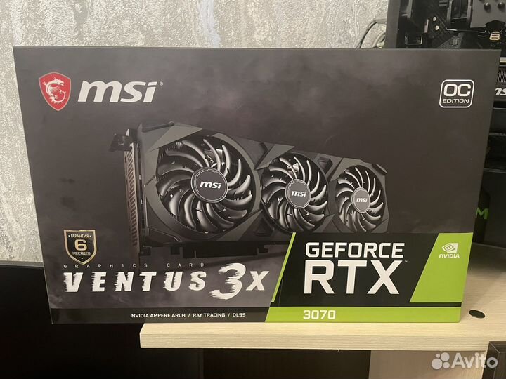 Видеокарта MSI RTX 3070