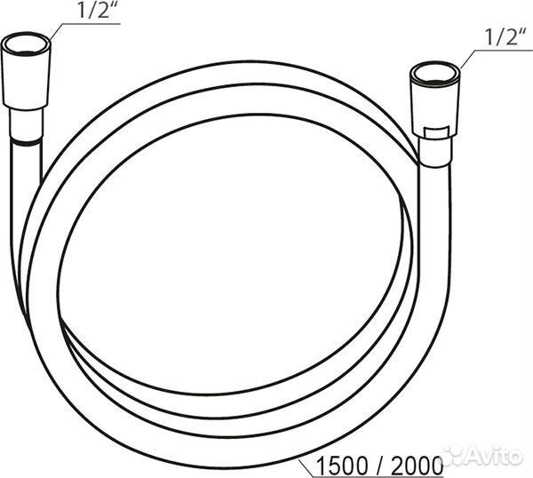 Душевой шланг Ravak SilverShine 914.00 150 см X07