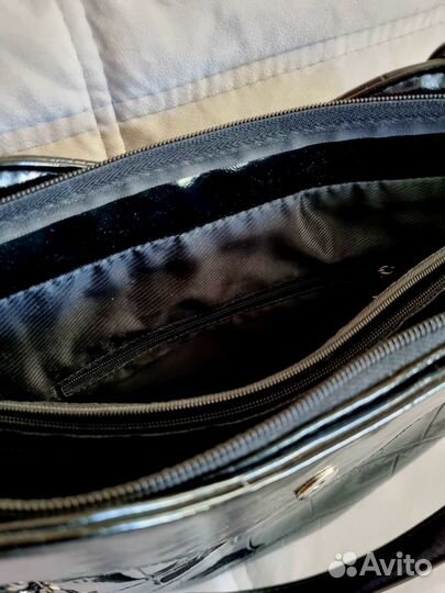 Сумка женская натуральная кожа лаковая хор.сост