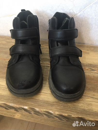 Ботинки демизезонные для мальчика размер 35