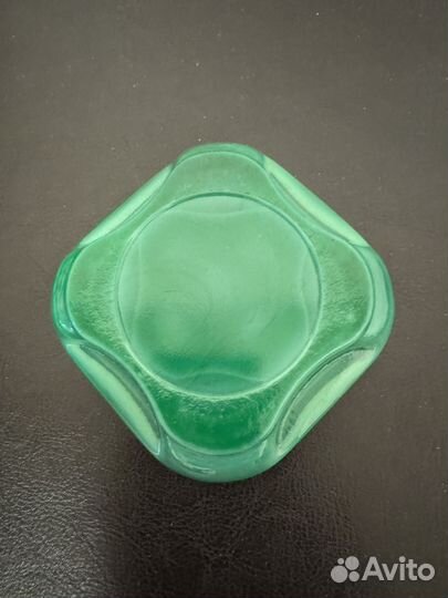 Пепельница малахитовое стекло СССР