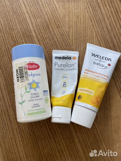 Пурелан, детский крем, присыпка
