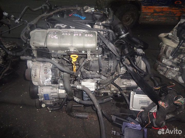 Двс+кпп volkswagen AZJ