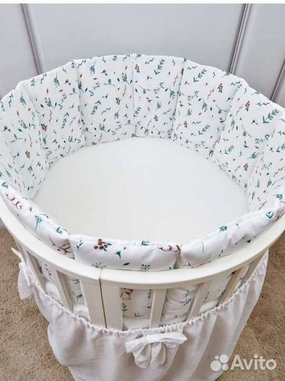 Бортики в кроватку+комплект