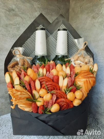 Мужской съедобный букет