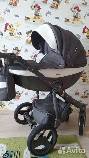 Коляска Adamex Monte carbon 2 в 1