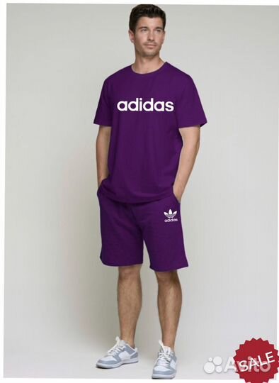 Спортивный костюм adidas (футболка+шорты)