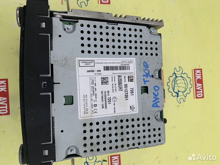 Магнитола Chevrolet Aveo T300