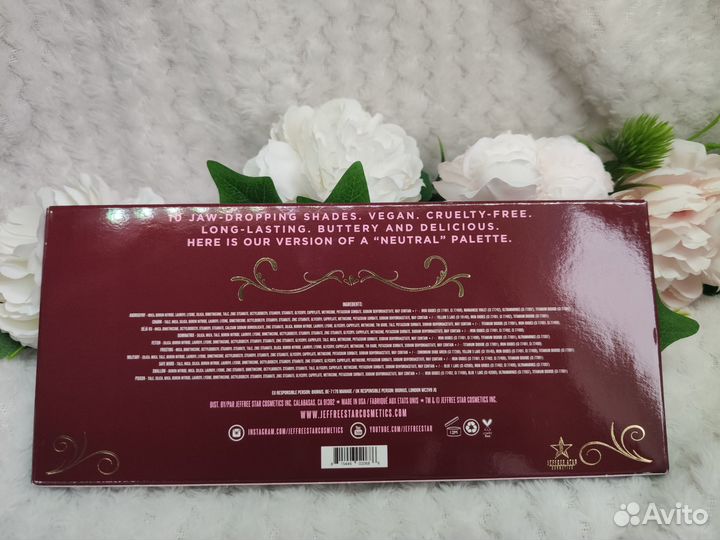 Новая Jeffree Star Androgyny палетка теней