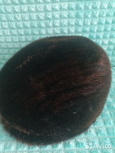 Меховая мужская кепка норка