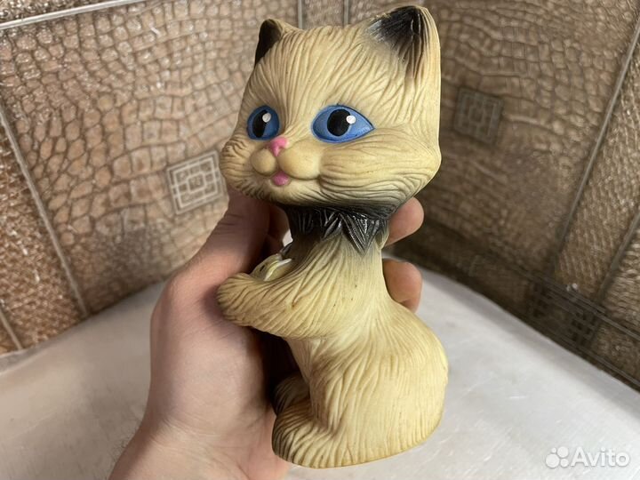 Милый котик игрушка СССР