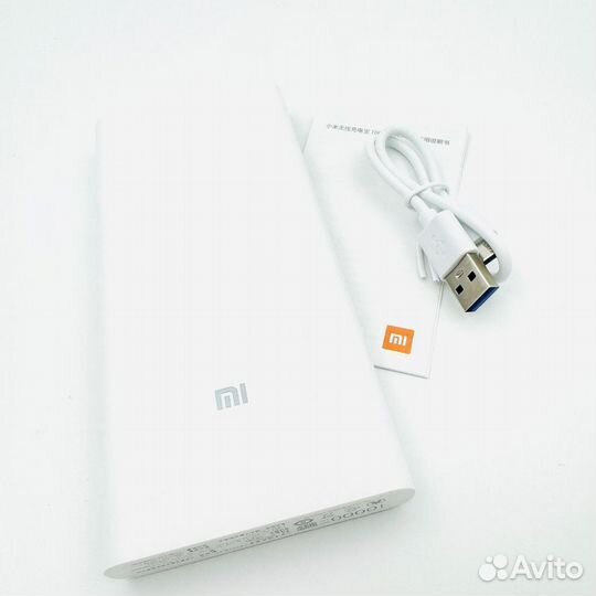PowerBank Xiaomi 10000 с беспроводной зарядкой