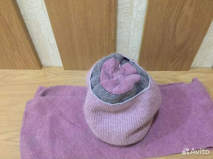 Комплект шапка и шарф