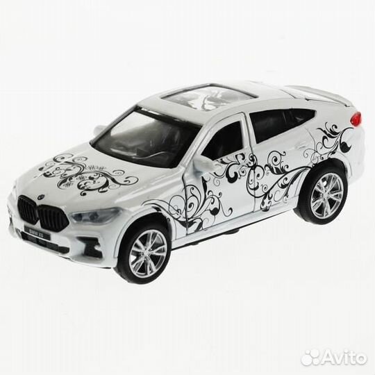 Машина Технопарк металл BMW X6 для девочек 12 см д