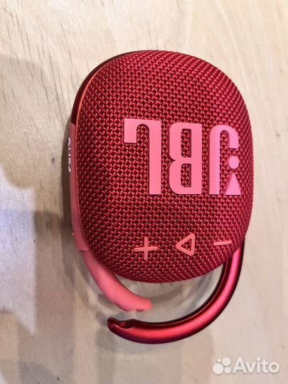 Колонка порт. JBL Clip 4 красный 5W 1.0 BT 15м 500