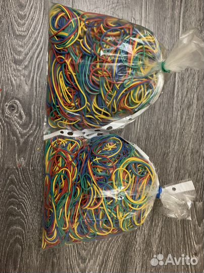 Резинки канцелярские банковские