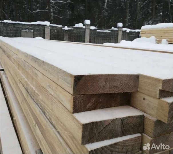 Доска обрезная 50х200х6000 оптом